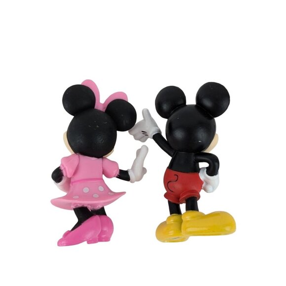 Disney Mickey Minnie Mouse Donald Goofy Pluto Action Figure Toy Cake Toppers Lot - Picture 3 of 8